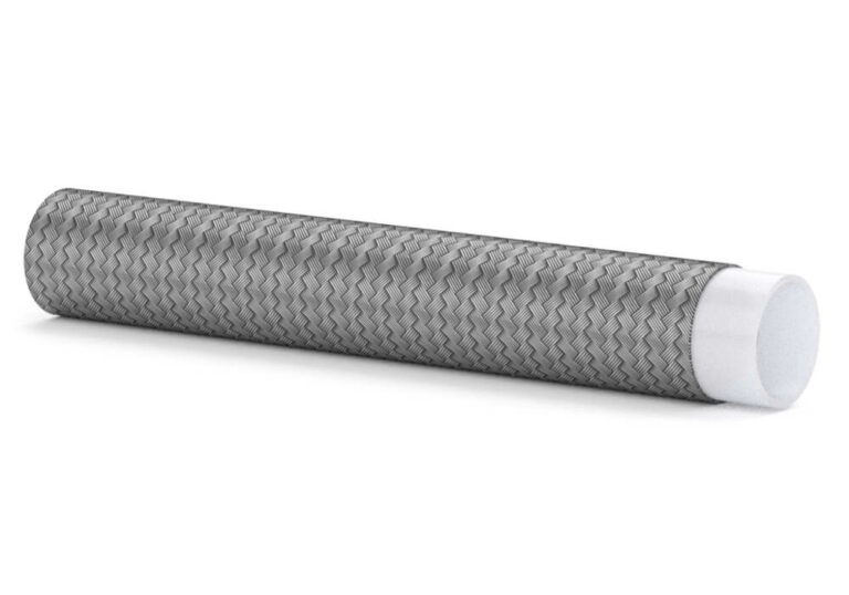 PTFE-slang med rostfri omflätning