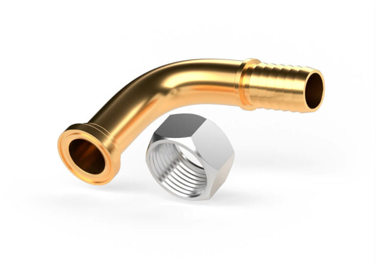 Slangkoppling 90° vinkel 1/2" BSP R