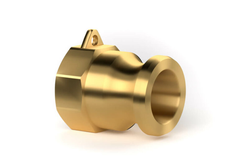 Hankoppling A - inv. gänga brons