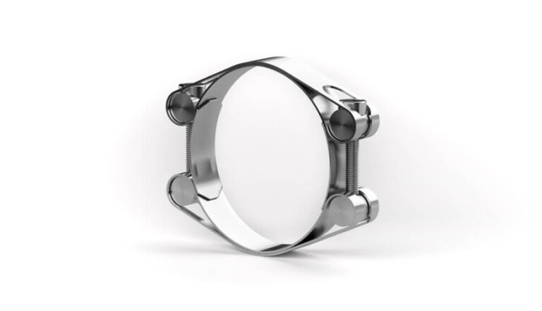 Kraftigare slangklämma med två insexskruvar – Stål - 2063