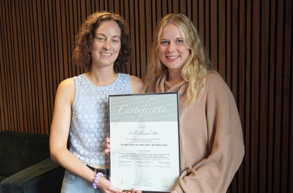 certifierade enligt ISO 45001