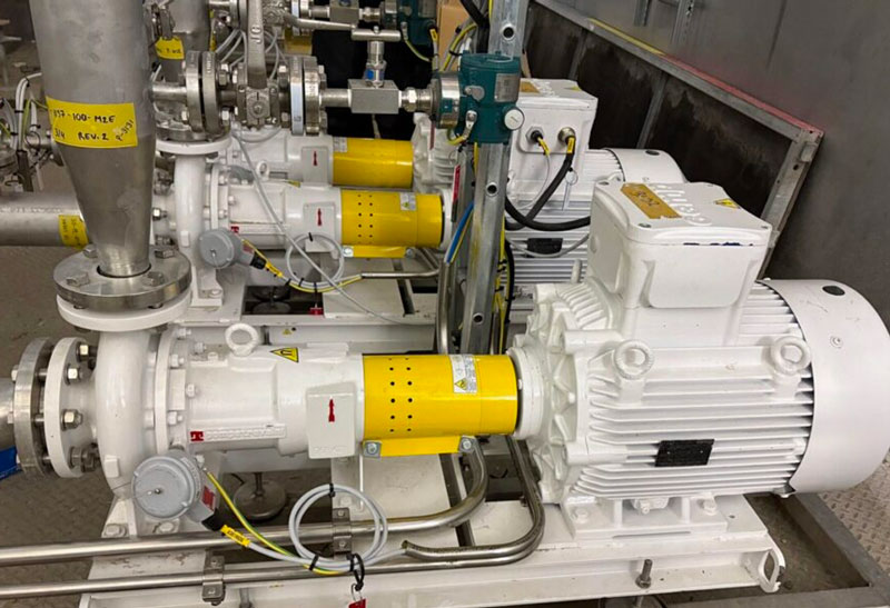 Magnetdrivna tätningslösa pumpar