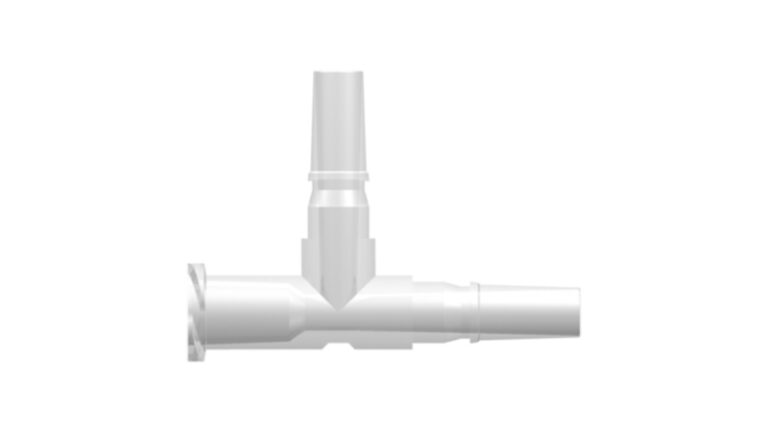 Luer male (2) to luer female T-thread coupling