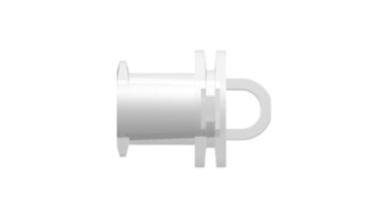 Female luer cover with fastening loop