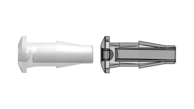 Press-in plug with Classic series hose nipple