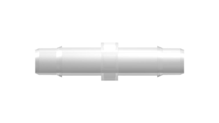 Straight through coupling with 400 series hose nipples