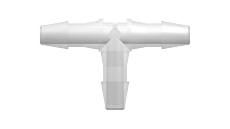T-shaped hose coupling with 200 Series hose nipples