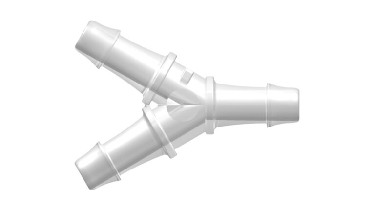 Y-hose coupling with 500 series hose nipples