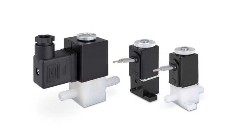 Plastic solenoid valves