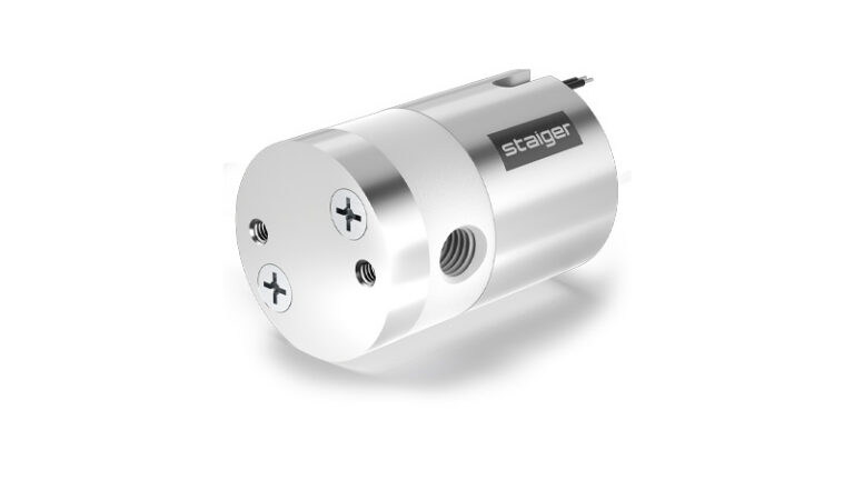 Media-sealed 3/2-way valve, PTFE