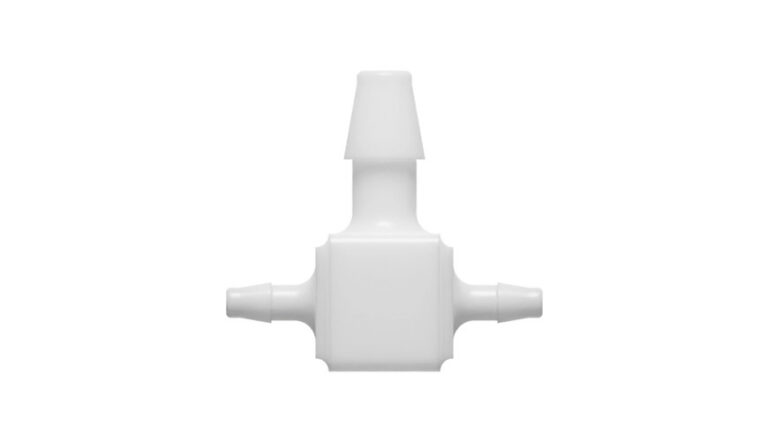 1/16" x 1/16" x 1/8" expanderande T-slangnippel
