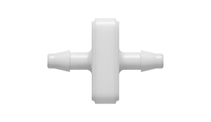 1/16" x 1/16" straight hose nipple