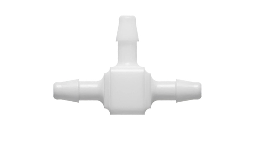 1/16" x 1/16" x 1/16" T-slangnippel
