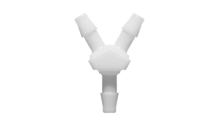 1/16" x 1/16" x 1/16" Y-slangnippel