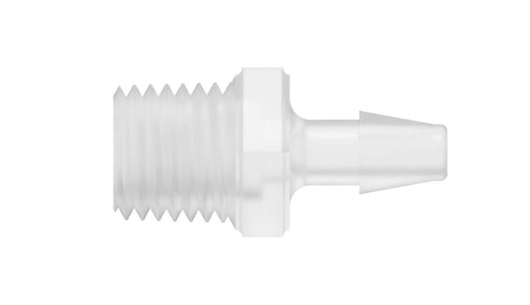 1/8" x 1/16-27 NPT threaded hose nipple