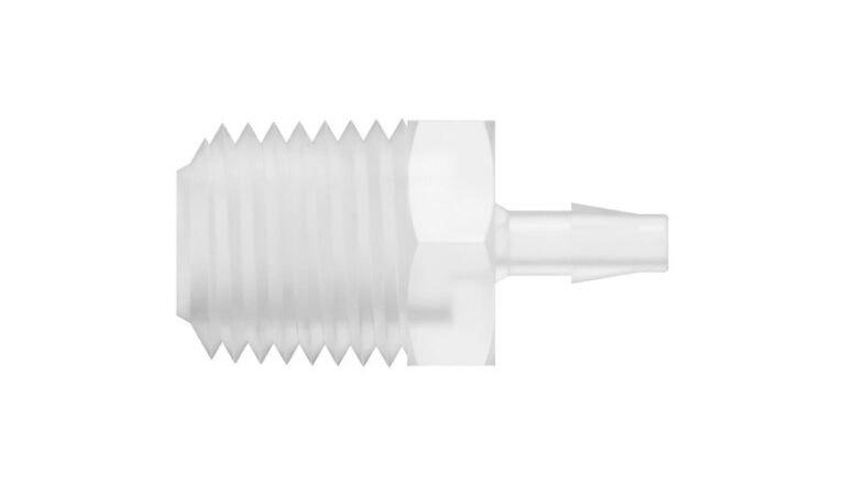 1/8" x 1/4-18 NPT straight threaded hose nipple