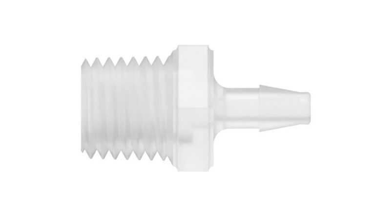 3/32" x 1/16-27 NPT gängad slangnippel