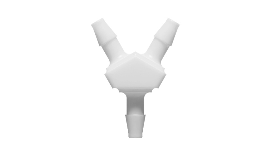 3/32" x 3/32" x 3/32" Y-slangnippel