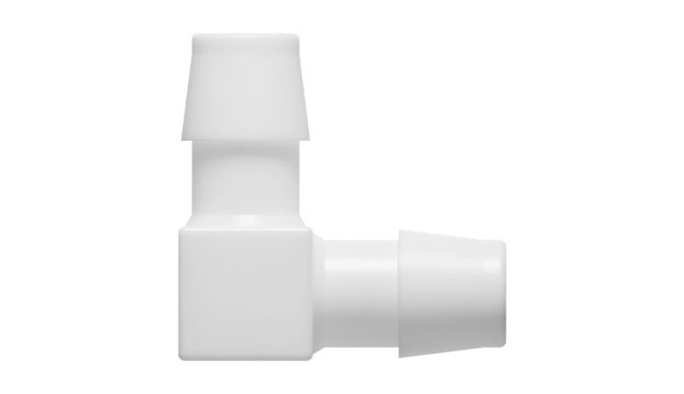 1/2" x 1/2" angled hose nipple