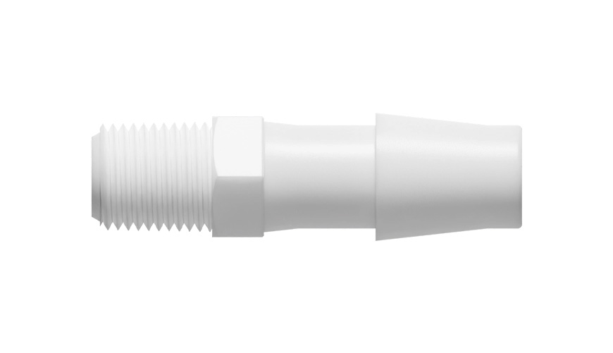 3/8" x 1/8-27 NPT rak gängad koppling
