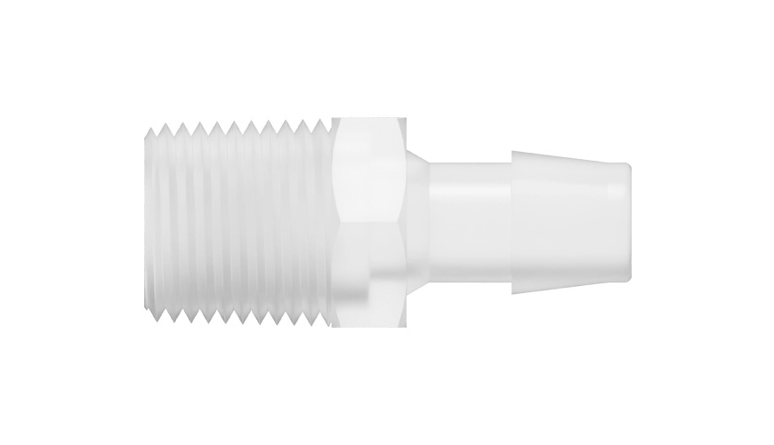 1/2" x 1/2-14 NPT straight threaded hose nipple