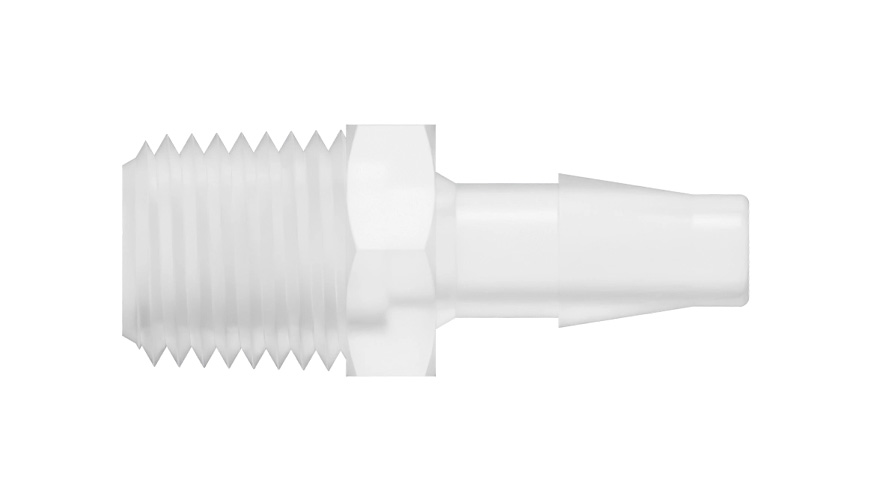 1/4" x 1/4-18 NPT straight threaded hose nipple