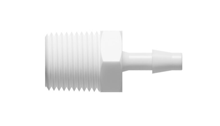 1/4" x 1/2-14 NPT straight threaded coupling