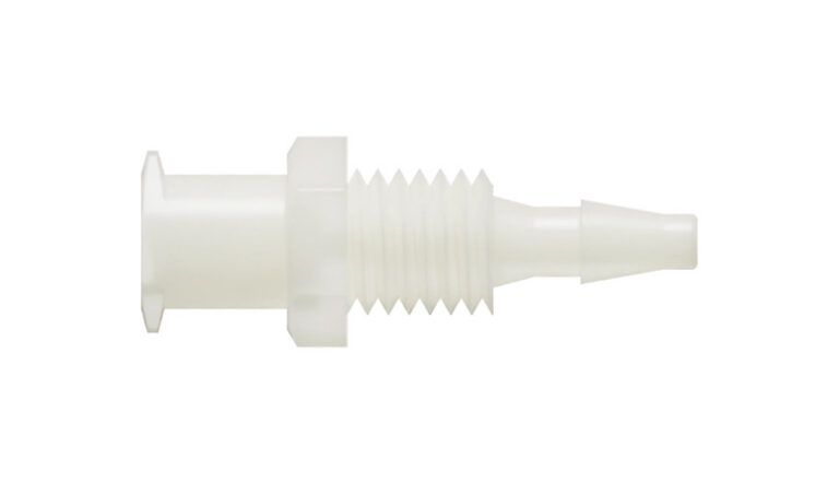 3/32" female bulkhead Luer, Lug-style