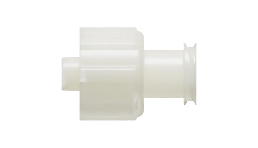 Locking male x female straight-threaded Luer adapter