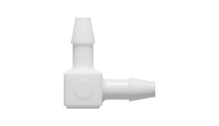 5/32" x 5/32" angled hose nipple
