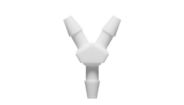 5/32" x 5/32" x 5/32" Y-Hose Nipple