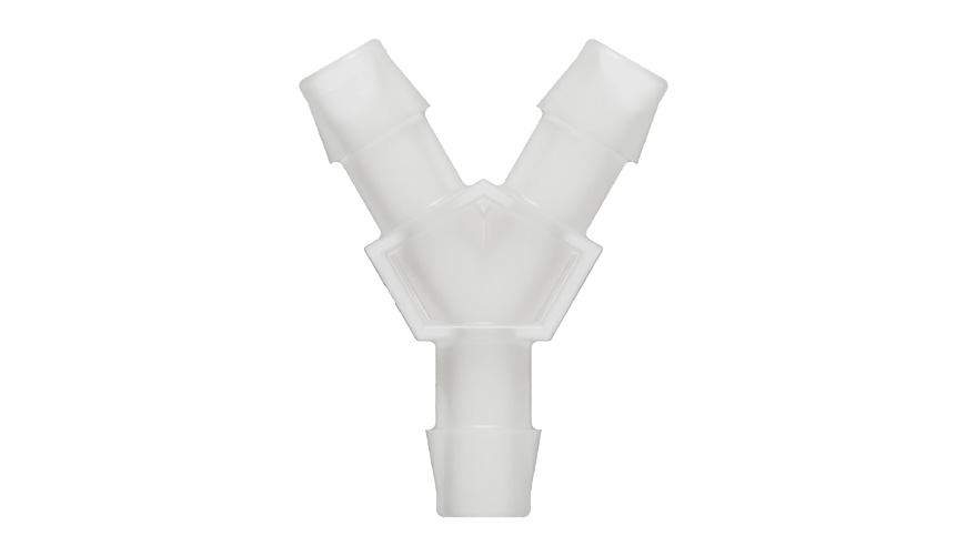 3/8" x 3/8" x 3/8" Y-Hose Nipple
