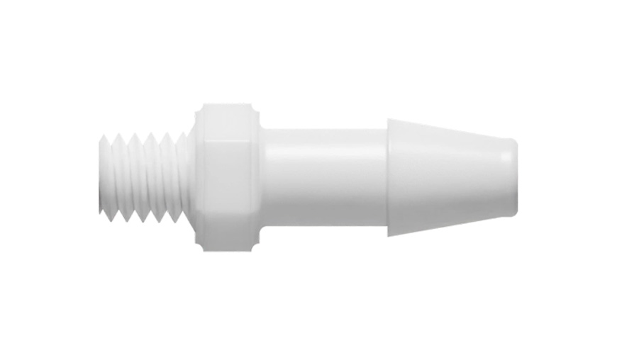 5/32" x 10-32 threaded hose nipple