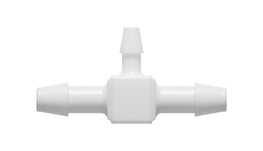 3/16" x 3/16" x 1/8" Reducing T-Fitting
